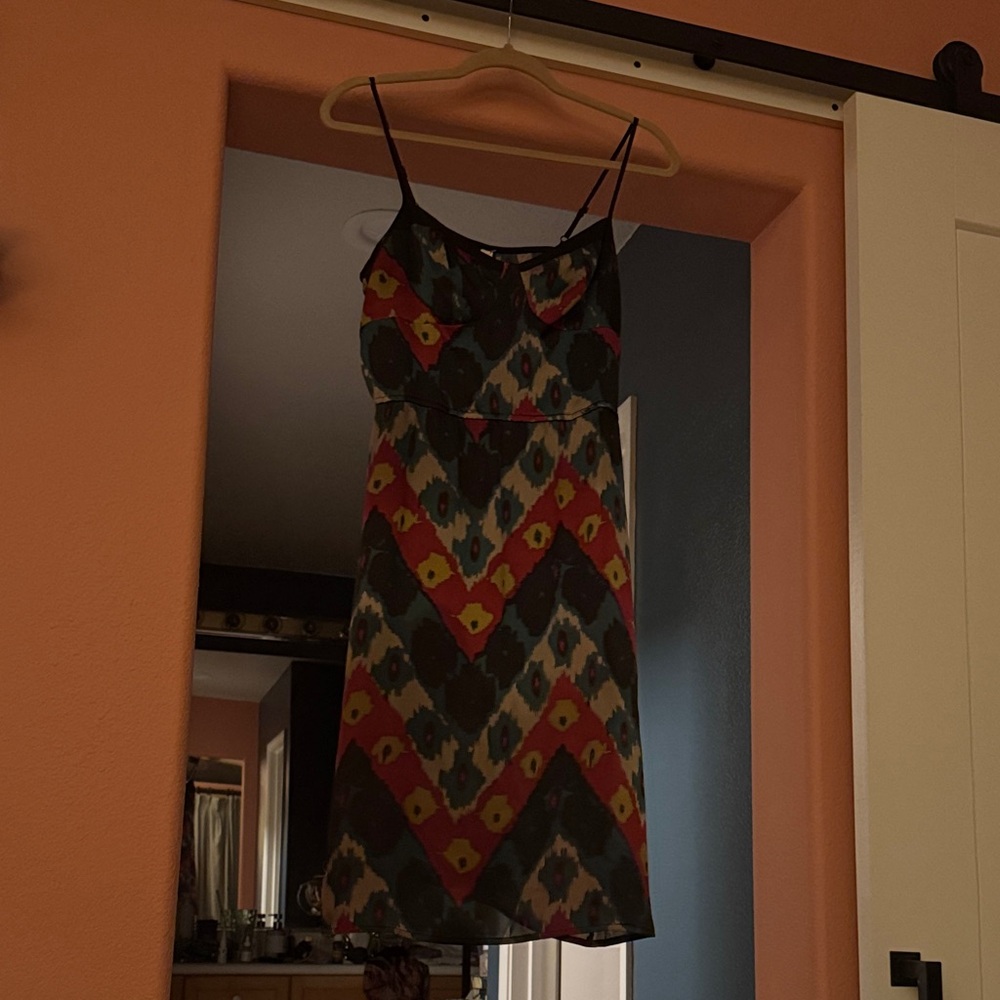 Naot Colorful Chevron Mini Dress